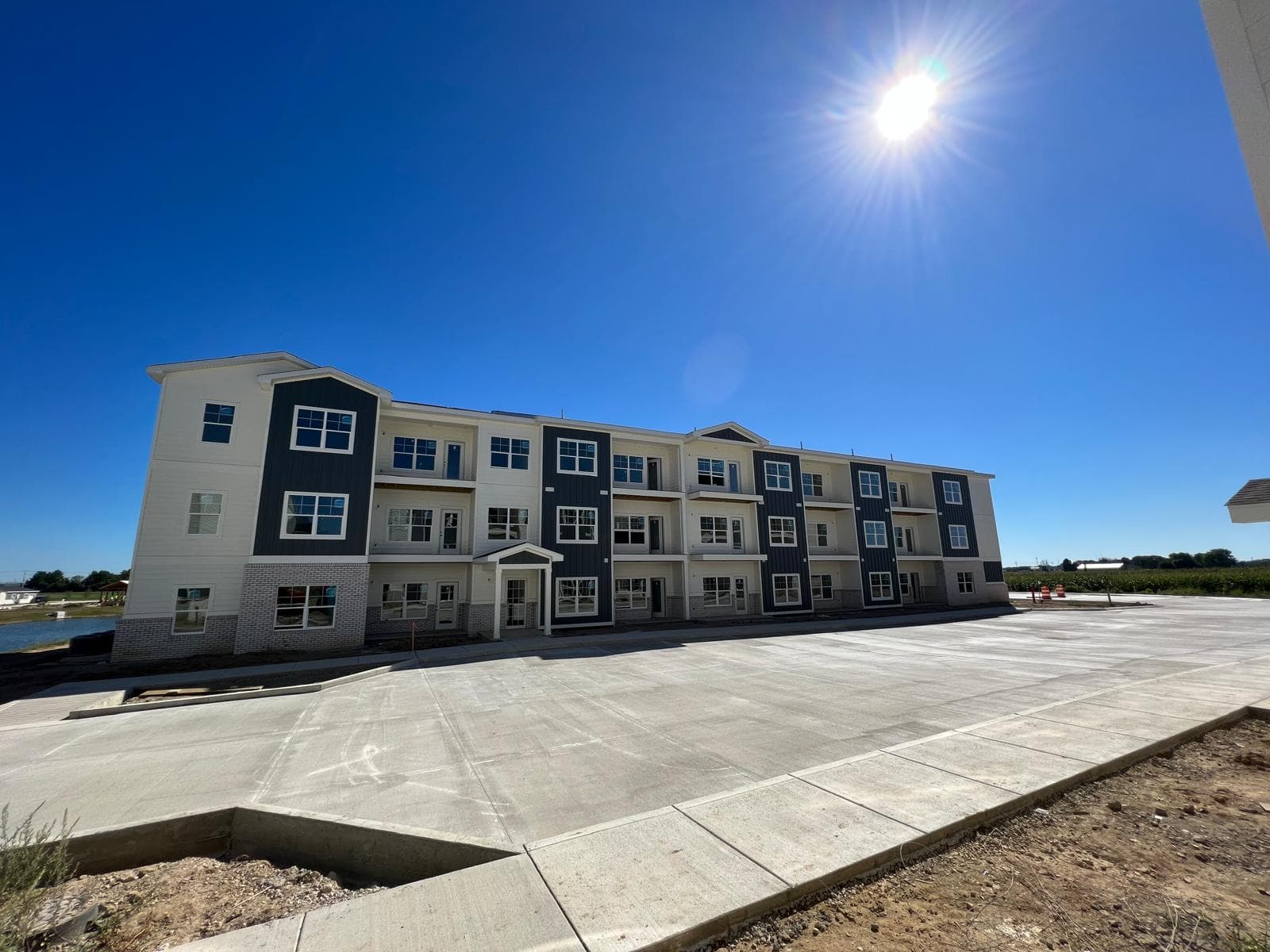 Commercial apartment complex painted by DBR Painting