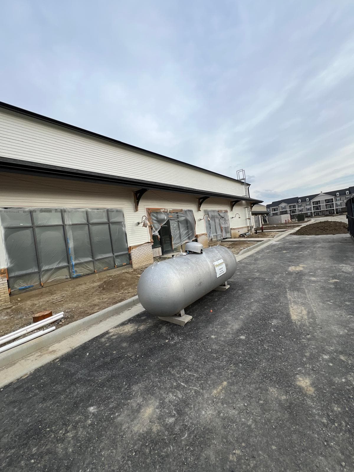 Commercial building exterior